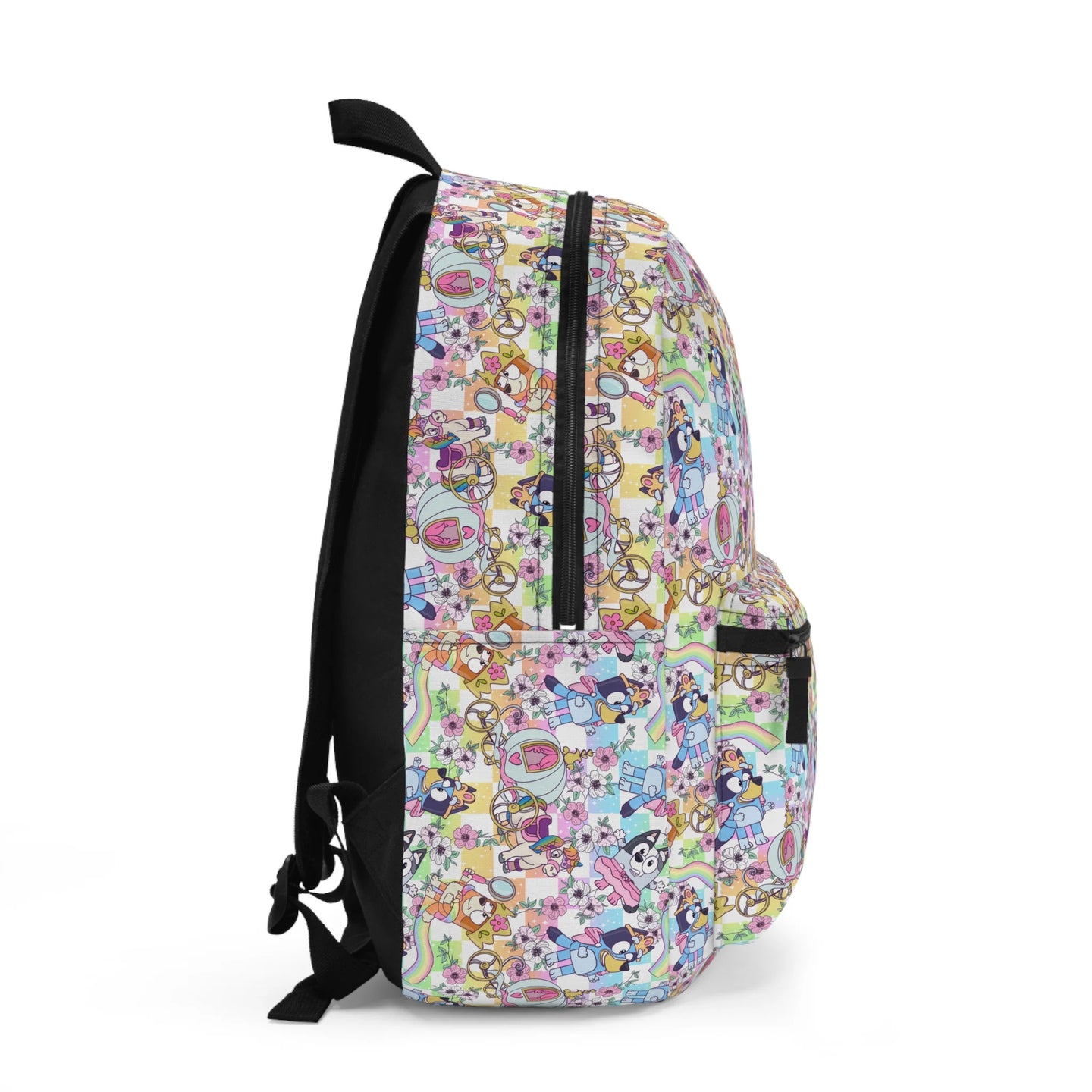 Personalized Girls Bluey Backpack, lunch box and Water Bottle Set